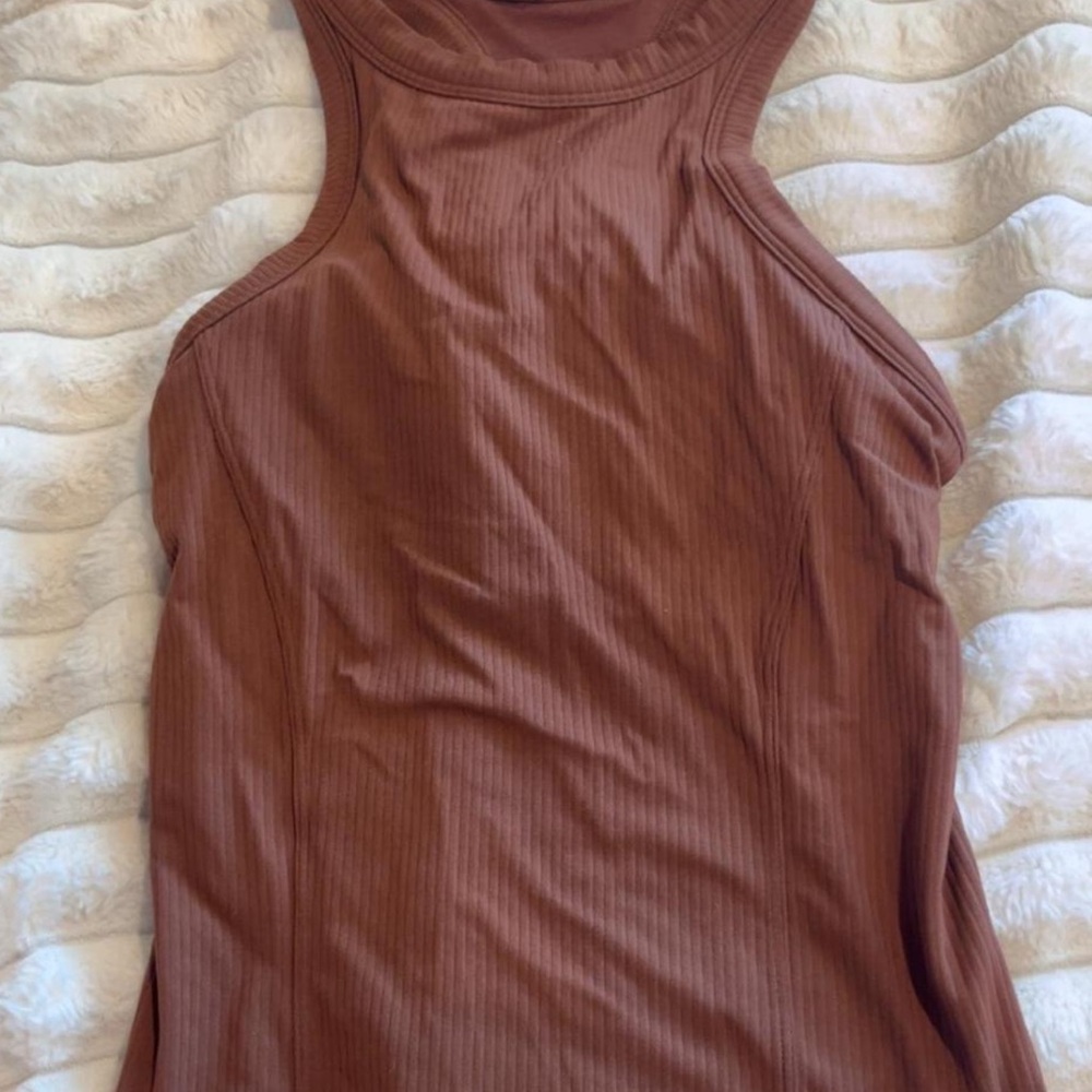 Lululemon Athletica Brown Tank Top